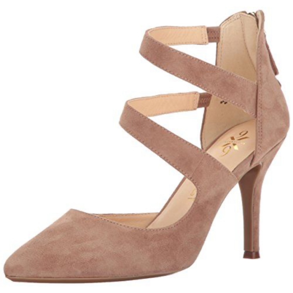Nine West Florent Pump Natural Suede 7.5